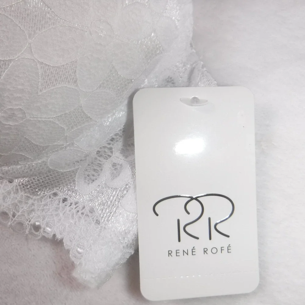 Rene Rofe White Lace Extreme Push Up Bra 36B Underwire B25451 NEW - Picture 4 of 9